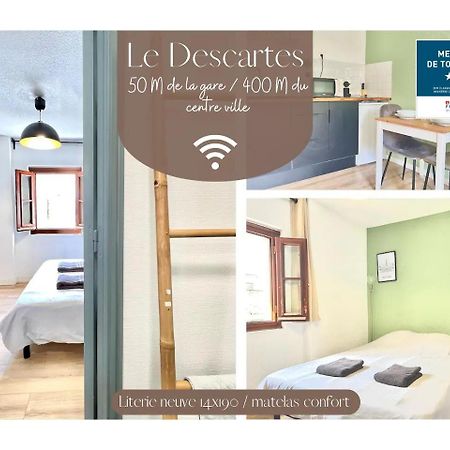 Le Descartes, A 50M De La Gare Fibre/Tv Connecte Appartement Poitiers Buitenkant foto