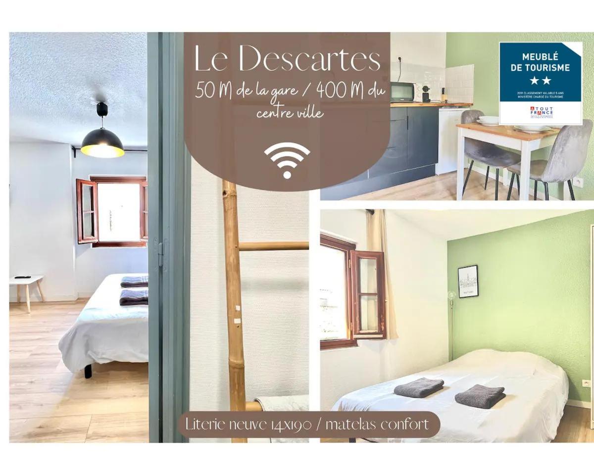 Le Descartes, A 50M De La Gare Fibre/Tv Connecte Appartement Poitiers Buitenkant foto